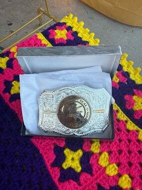 Montana Silversmiths Choctaw Nation Great Seal Silver Belt Buckle